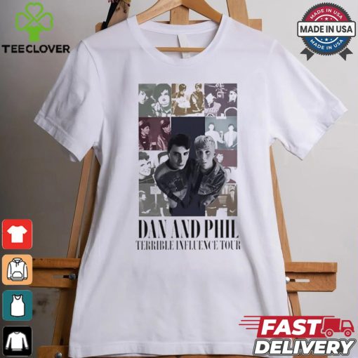 Dan and Phil Terrible Influence Tour Eras Tour Style shirt