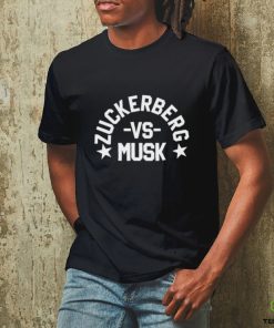 Dana white rocking a zuckerberg vs musk ufc T shirts