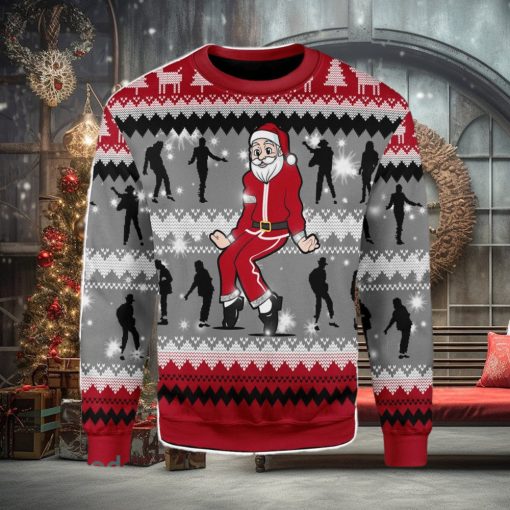 Dancing Michael Jackson Poses Ugly Christmas Sweater Xmas Gift Men And Women Christmas Sweater