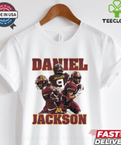 Daniel Jackson #9 Minnesota football player collage hoodie, sweater, longsleeve, shirt v-neck, t-shirt