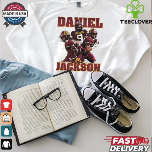 Daniel Jackson #9 Minnesota football player collage hoodie, sweater, longsleeve, shirt v-neck, t-shirt