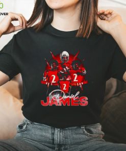 Daniel James Football Retro Poster Shirt 2 Daniel James Football Retro Poster Shirt