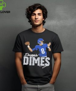 Daniel Jones Droppin’ Dimes American football quarterback New York Giants T Shirt