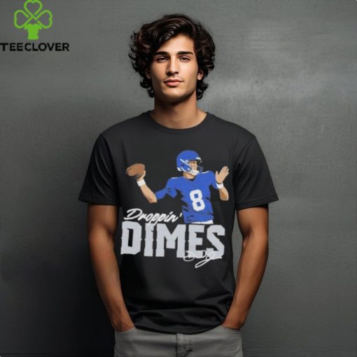 Daniel Jones Droppin’ Dimes American football quarterback New York Giants T Shirt