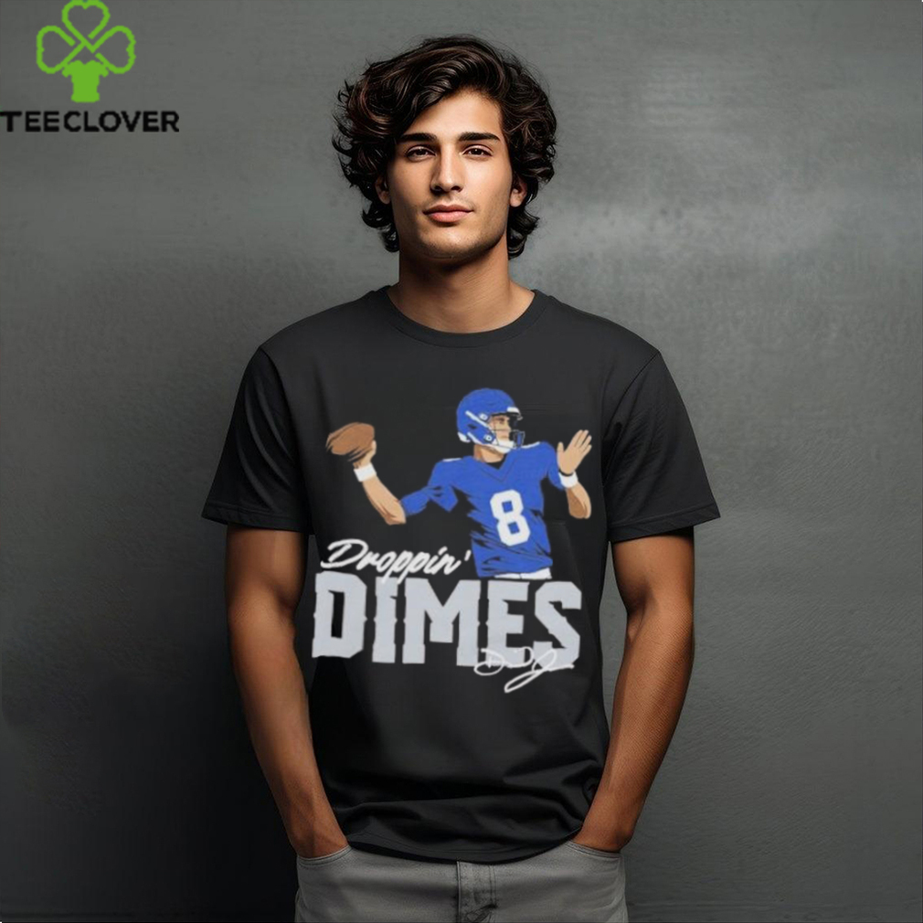 Daniel Jones Droppin’ Dimes American football quarterback New York Giants T Shirt Daniel Jones Droppin’ Dimes American football quarterback New York Giants T Shirt