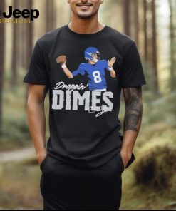 Daniel Jones Droppin’ Dimes American football quarterback New York Giants T Shirt