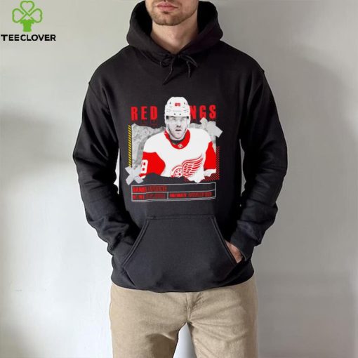 Daniel Sprong number 88 Detroit Red Wings ice hockey player pose paper gift hoodie, sweater, longsleeve, shirt v-neck, t-shirt