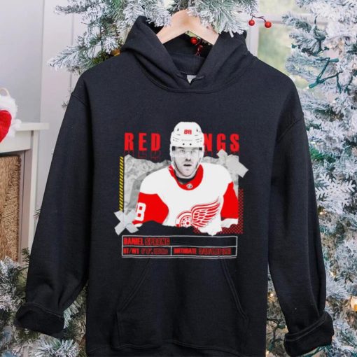 Daniel Sprong number 88 Detroit Red Wings ice hockey player pose paper gift hoodie, sweater, longsleeve, shirt v-neck, t-shirt