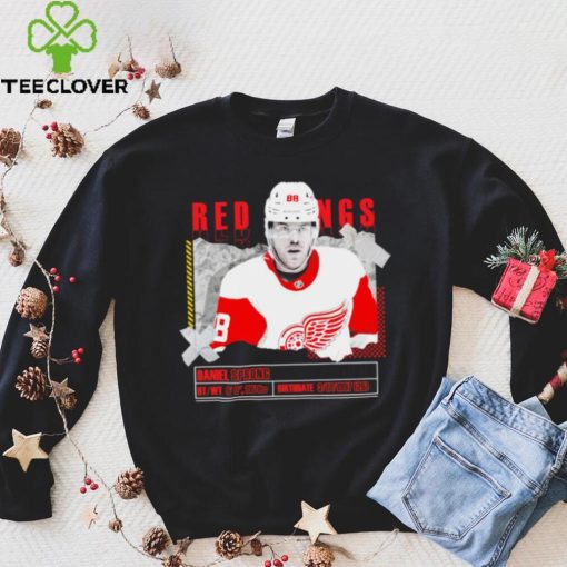 Daniel Sprong number 88 Detroit Red Wings ice hockey player pose paper gift hoodie, sweater, longsleeve, shirt v-neck, t-shirt