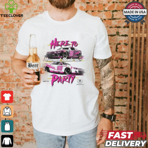 Daniel Suarez Trackhouse Racing Team Collection White Tootsies Cruisin Car Shirt