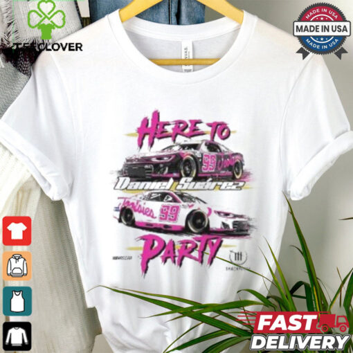 Daniel Suarez Trackhouse Racing Team Collection White Tootsies Cruisin Car Shirt