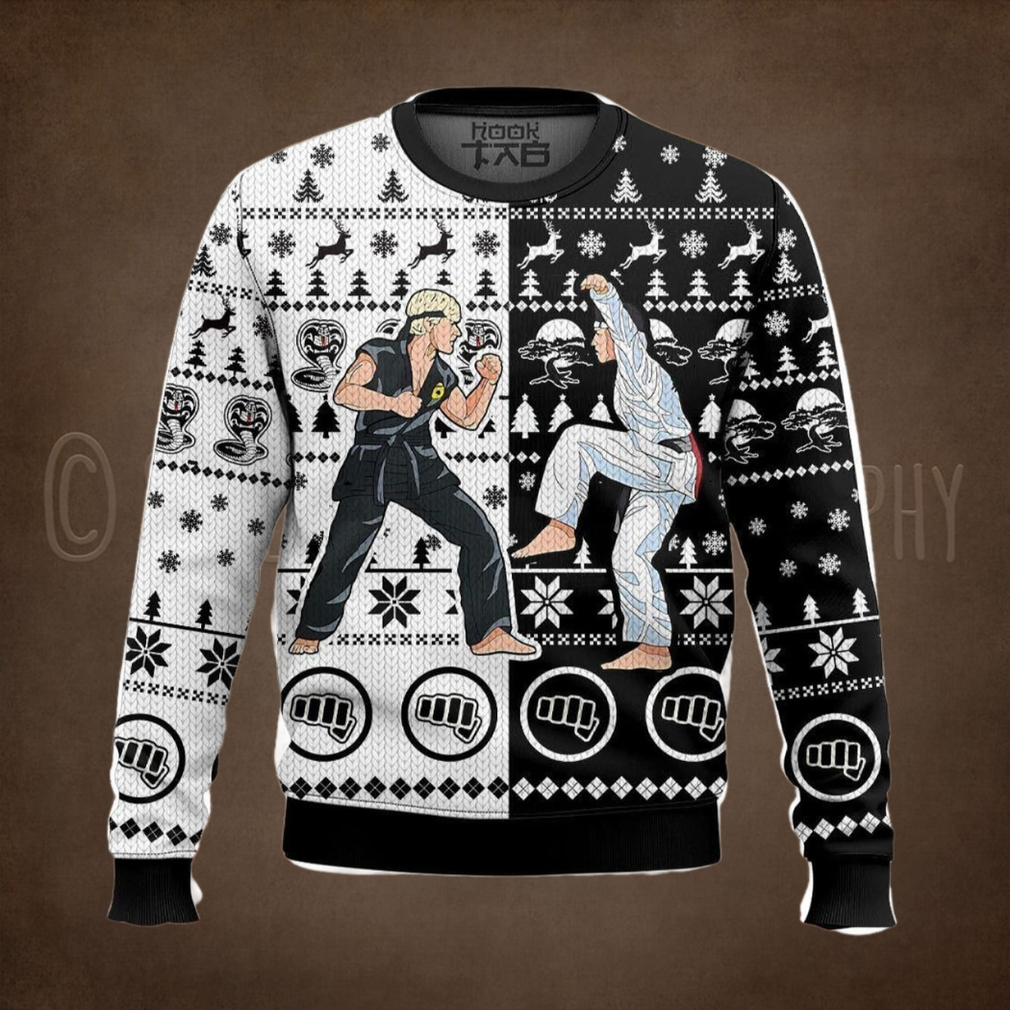 Daniel Vs Johnny Cobra Kai Ugly Sweater Daniel Vs Johnny Cobra Kai Ugly Sweater