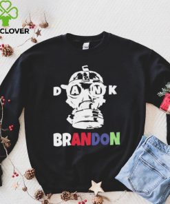 Dank Brandon Weed Gas Mask T Shirt
