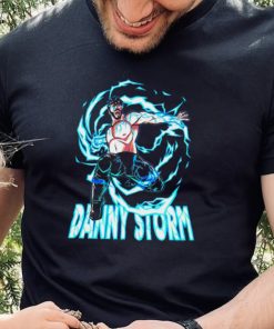 Danny Storm professional wrestler blue character shirt 3 Danny Storm professional wrestler blue character shirt