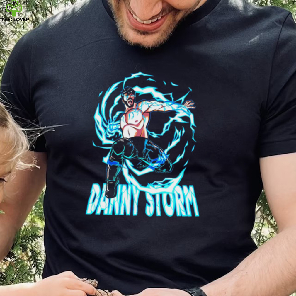 Danny Storm professional wrestler blue character shirt Danny Storm professional wrestler blue character shirt