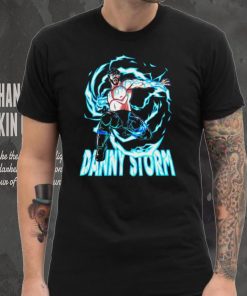 Danny Storm professional wrestler blue character shirt 4 Danny Storm professional wrestler blue character shirt