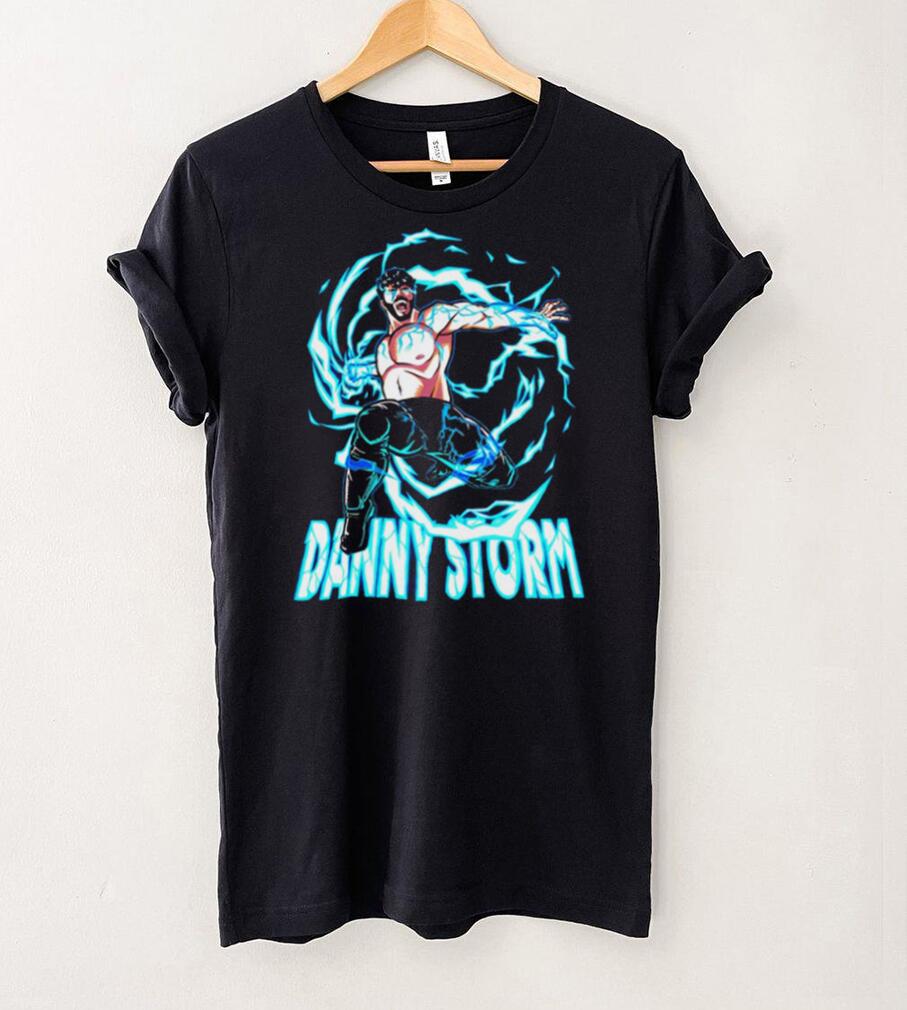 Danny Storm professional wrestler blue character shirt Danny Storm professional wrestler blue character shirt