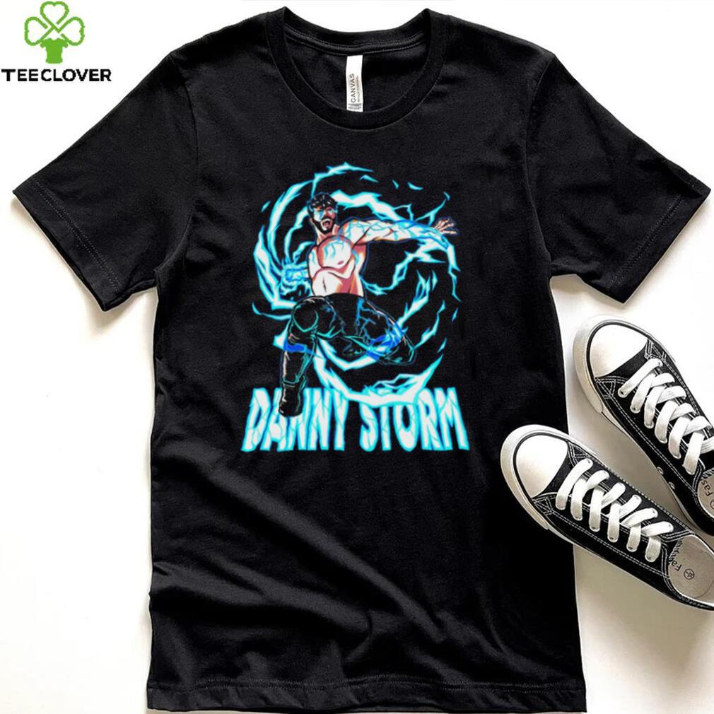 Danny Storm professional wrestler blue character shirt Danny Storm professional wrestler blue character shirt