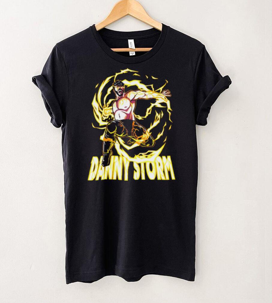 Danny Storm professional wrestler yellow character shirt Danny Storm professional wrestler yellow character shirt