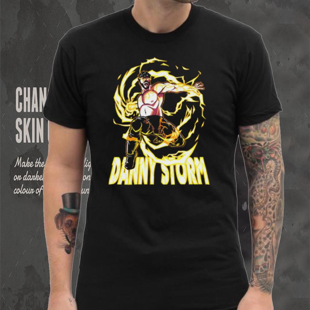 Danny Storm professional wrestler yellow character shirt Danny Storm professional wrestler yellow character shirt