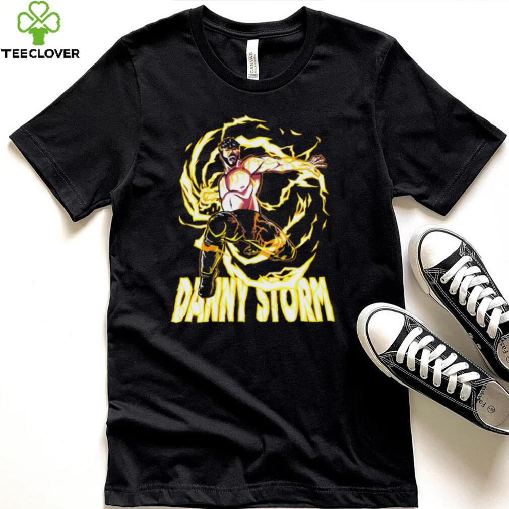 Danny Storm professional wrestler yellow character shirt Danny Storm professional wrestler yellow character shirt