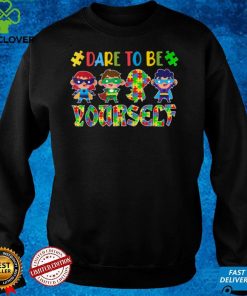 Dare to be yourself Autism Awareness Superheroes Kids Boys T Shirt 2 Dare to be yourself Autism Awareness Superheroes Kids Boys T Shirt
