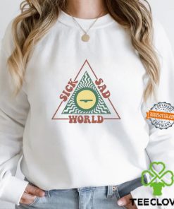 Daria Sick Sad World Triangle Logo T Shirt