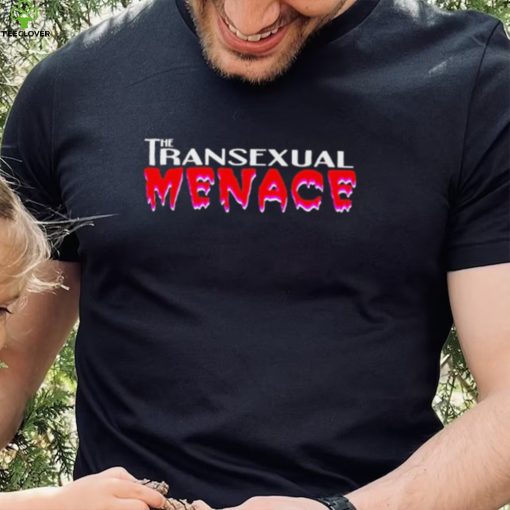 Dark Natalie Wearing The Transexual Menace Shirt