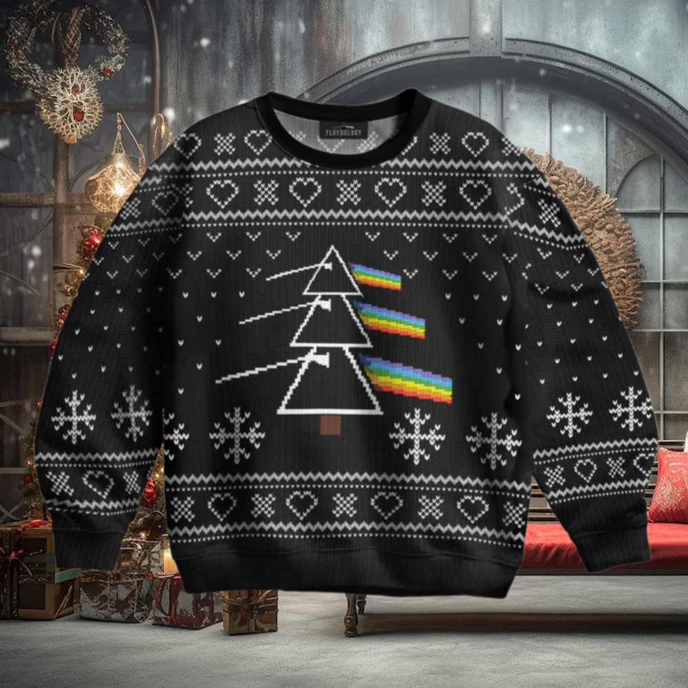 Dark Side Of Christmas Pink Floyd Black – Pink Floyd Ugly Christmas Sweater Dark Side Of Christmas Pink Floyd Black – Pink Floyd Ugly Christmas Sweater