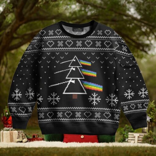 Dark Side Of Christmas Pink Floyd Black – Pink Floyd Ugly Christmas Sweater