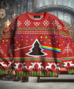Dark Side Of Christmas Red – Pink Floyd Ugly Christmas Sweater