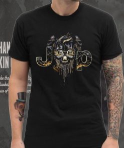 Dark Skull Jeep logo shirt