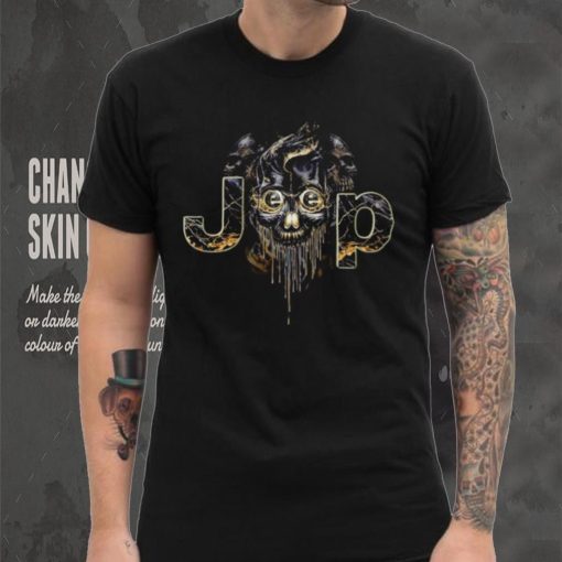 Dark Skull Jeep logo shirt