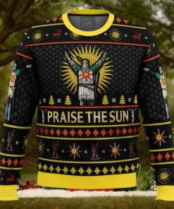 Dark Souls Praise The Sun Ugly Christmas Sweater 3D Gift Christmas Funny