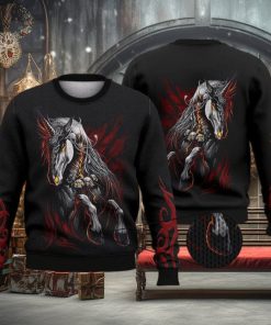 Dark Unicorn Men Women 3D Full Print Ugly Sweater Christmas Gift Sweater