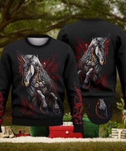 Dark Unicorn Men Women 3D Full Print Ugly Sweater Christmas Gift Sweater