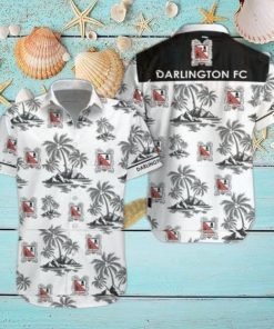 Darlington FC Hawaiian Shirt