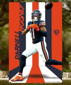 Darnell Mooney Superstar Chicago Bears Official Nfl Football Action Poster