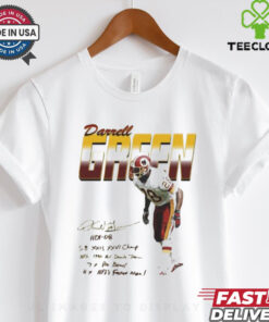 Darrell Green 28 Washington Redskins Player 7x Pro Bowl 4x NFL’s Fastest Man Signature t shirt 1 Darrell Green 28 Washington Redskins Player 7x Pro Bowl 4x NFL’s Fastest Man Signature t shirt