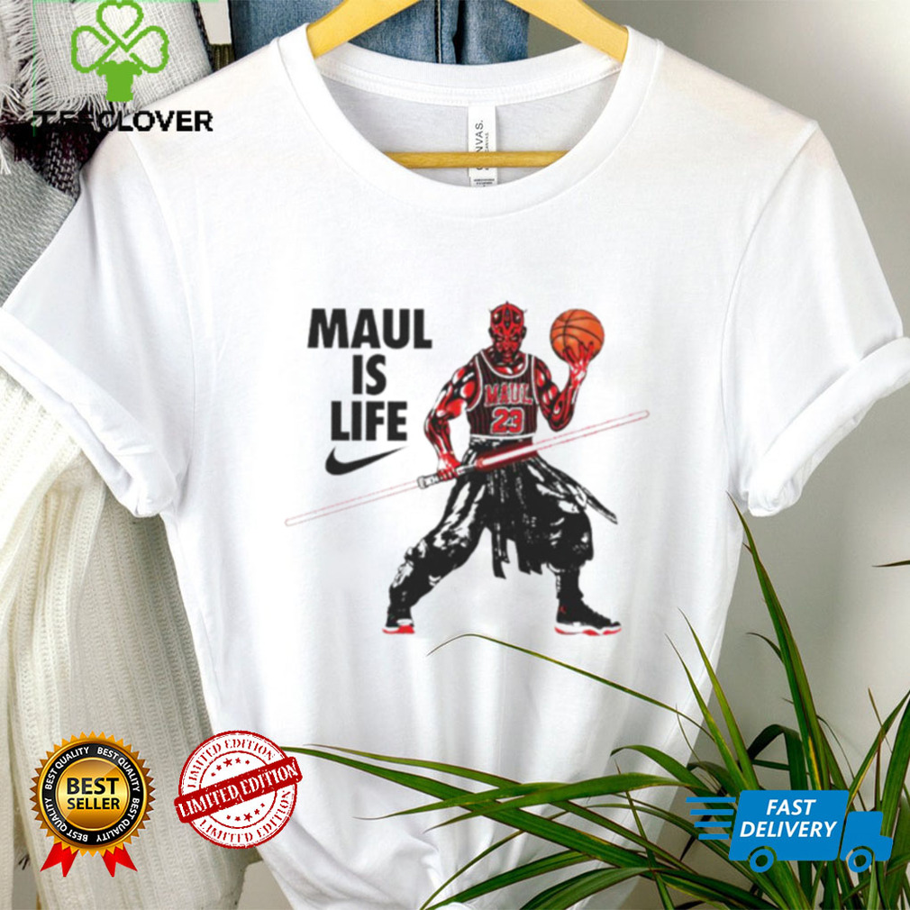 Darth Maul is life basketball shirt