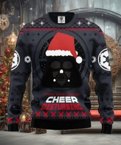 Darth Vader Cheer Ugly Christmas Sweater For Men Women