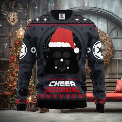 Darth Vader Cheer Ugly Christmas Sweater For Men Women