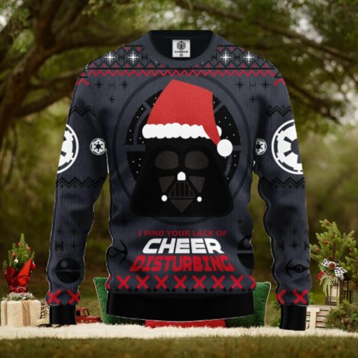Darth Vader Cheer Ugly Christmas Sweater For Men Women