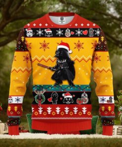 Darth Vader Cute Ugly Christmas Sweater Yellow 1 Amazing Gift Cute Christmas Gift