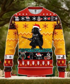 Darth Vader Cute Ugly Christmas Sweater Yellow 1 Amazing Gift Men And Women Christmas Gift