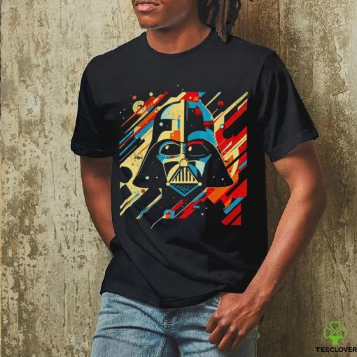 Darth Vader Dark helmet colorful shirt
