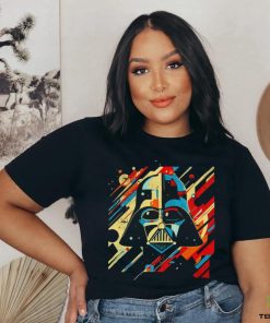 Darth Vader Dark helmet colorful shirt
