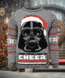 Darth Vader Find Your Lack Of Cheer Disturbing Star Wars Christmas Ugly Sweater