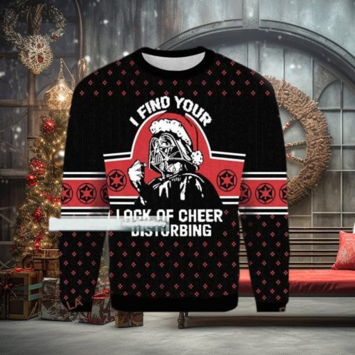 Darth Vader I Find Your Lack Of Cheer Disturbing Star Wars Ugly Christmas Sweater