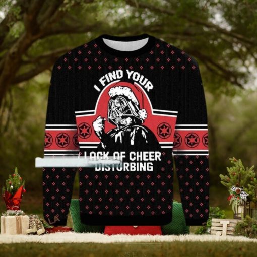 Darth Vader I Find Your Lack Of Cheer Disturbing Star Wars Ugly Christmas Sweater
